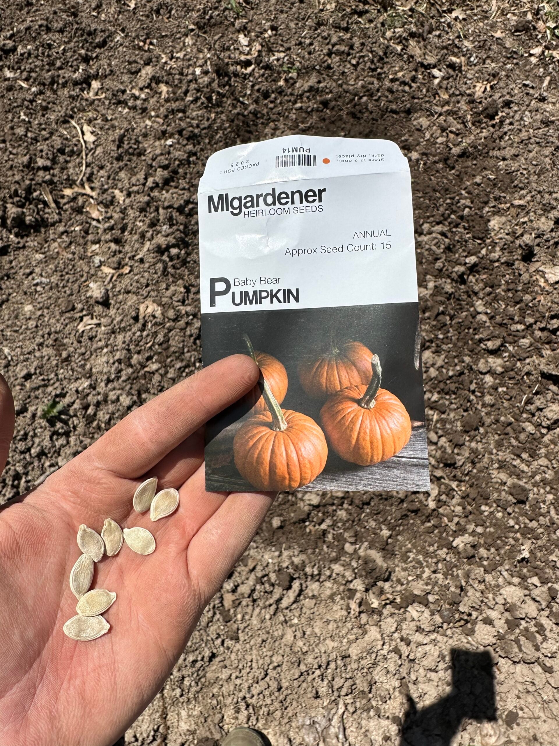MI gardener seed packet